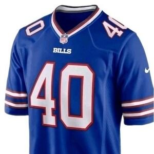 NWT Buffalo Bills Nike NFL Game Jersey Blue Mens Size Medium